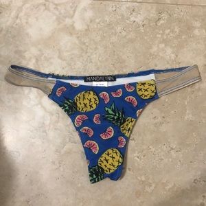 Mandalynn fruit bikini bottoms